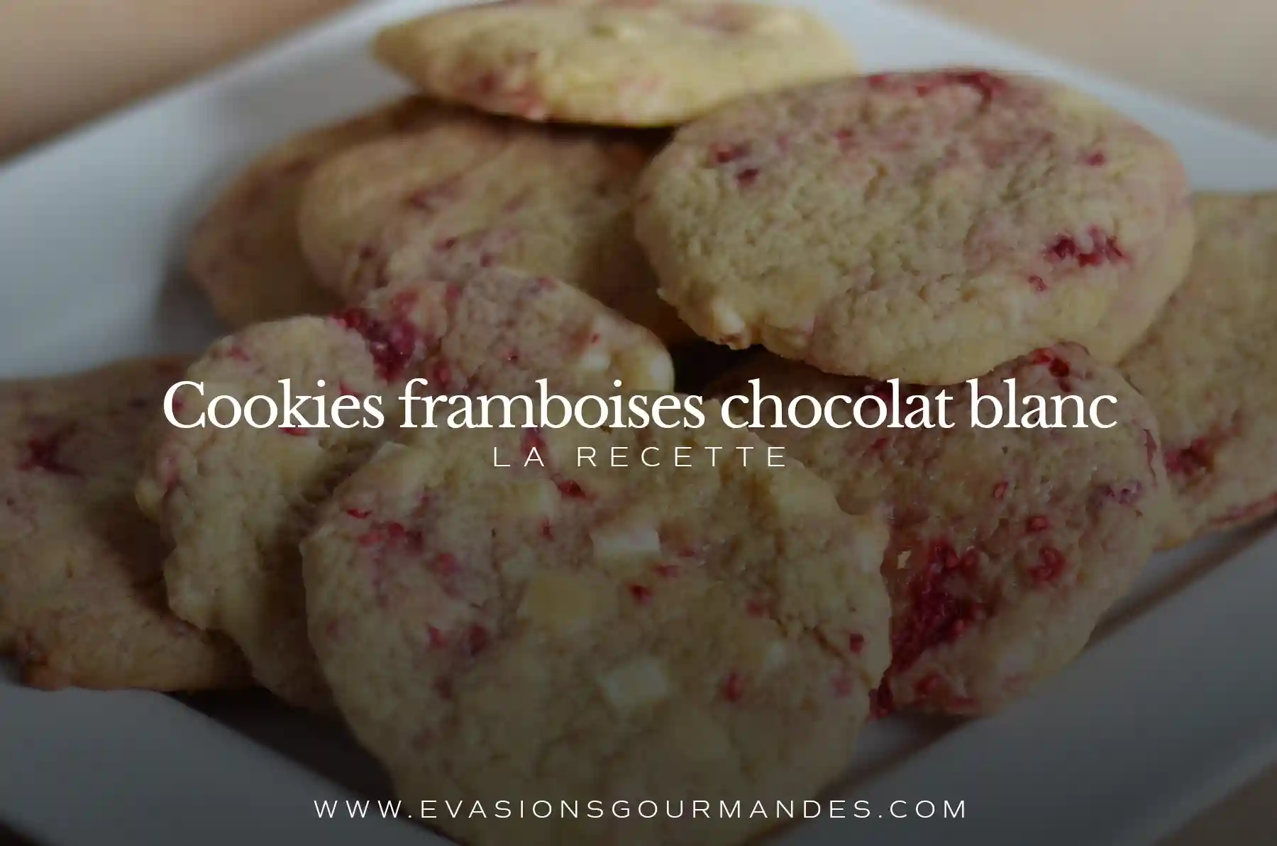 Cookies Aux Framboises Et Chocolat Blanc Ultra Gourmands