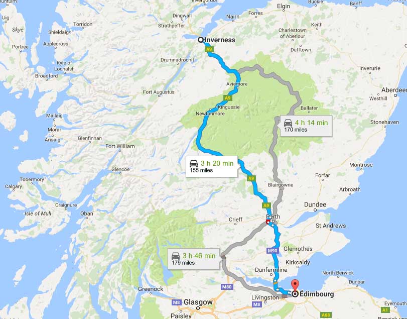 Ecosse: Itinéraire de 4 jours de road trip dans les Highlands