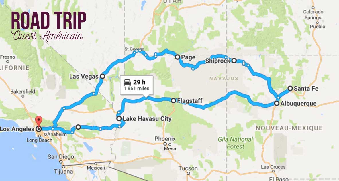 ouest usa road trip